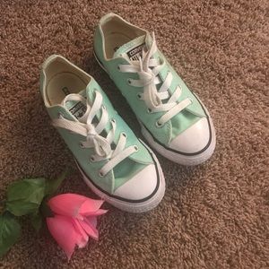 Teal kids converse
